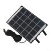 6W Solar Panel with Output Outdoor Security Cameras & Garden Lights, 5M Cable Polycrystalline PV