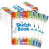 6 x 9 Inch Sketch Book, 24 Pack 40 Sheets Kids Drawing Paper Pad