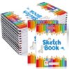 6" x 9" Sketch Book, 24-Pack 40 Sheets Drawing Paper Pad for Kids Coloring, Writing or Painting, Kid Drawing Pad & Art Supplies, Sketch pad Kids Ages 3+ (6" x 9"(Pack of 24))