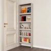 70.86" Tall Behind the Door Bookshelf,5-Tier Tall Narrow Open Bookcase