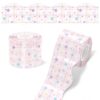 70Ft Pink Star Bulletin Board Border- Scalloped Colorful Bulletin Board Border, Checkerboard Trim Decorative Roll for Classroom, School, Office, Home