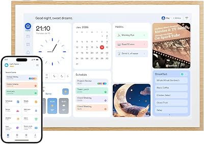 Blackview Digital Calendar 10.1'' electronic calendar for Family Schedules | Interactive Touchscreen Smart Chore Chart, Photo Frame for Family, Meals, Photo Display, Wall/Desk Mount, Gifts for Women Mom | Interactive Touchscreen Smart Chore Chart, Photo Frame for Family, Meals, Photo Display, Wall/Desk Mount, Gifts for Women Mom