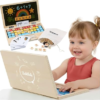 Montessori Toys 11.8″ Laptop Preschool Learning Activities 3 Year Old Boy Gift, Pretend Play Toddlers Birthday Gift ,Learning and Educational Toys for 3 4 5 6 7 8 Year Old Kids