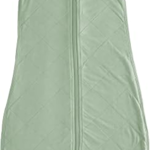 Dreamland Baby Lightweight Bamboo Viscose Sleep Sack (24-36 Months). 1.0 TOG Ultra Soft Blanket w/ 2-Way Zipper. 95% Viscose, 5% Spandex (Sage). Mom-Owned US Business, Premium Materials