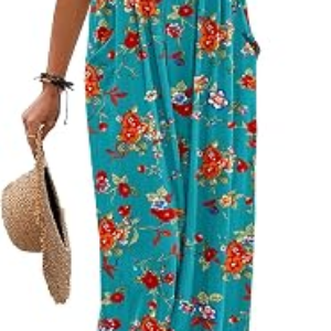 YESNO Women Casual Loose Wide Leg Overalls