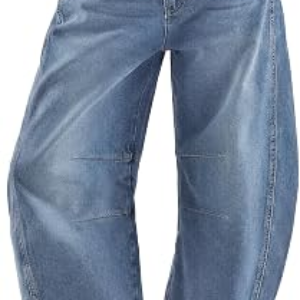 TRENDY QUEEN Barrel Jeans