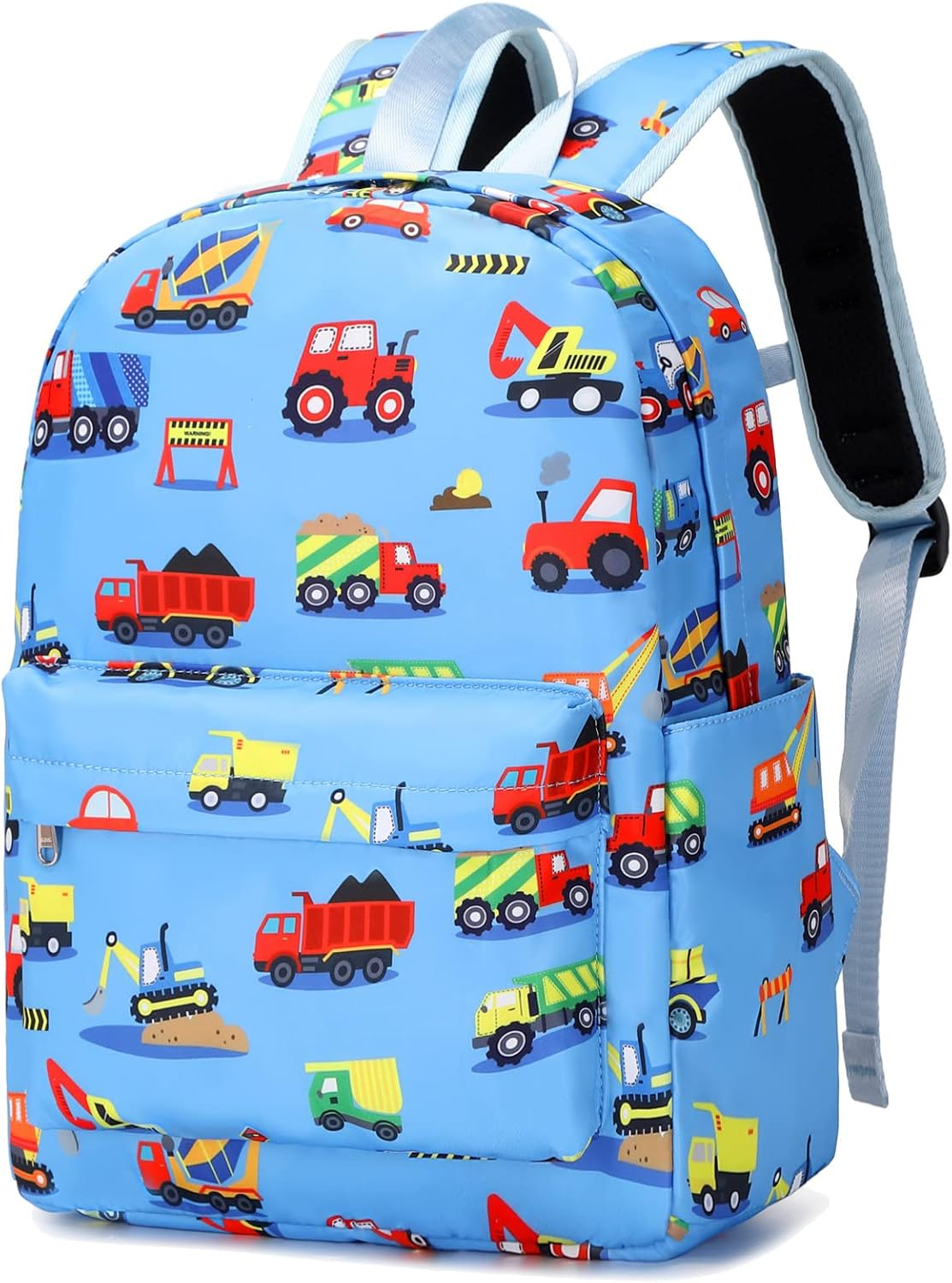 AUIVTY Cars Toddler Backpack for Boys Preschool Kindergarten, Construction