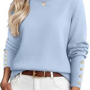 Zeagoo Womens Turtleneck Sweater