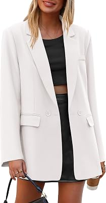 PRETTYGARDEN Womens Casual Oversized Blazers