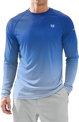 G GRADUAL Mens Rash Guard Lightweight Shirts