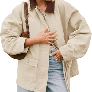 TANKANEO Oversized Barn Jacket
