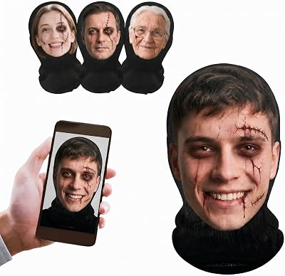 VBAIFAYY Custom 3D Personalized Full Face Mask