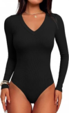 ANRABESS Womens Bodysuits Tops