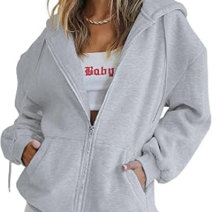 PRETTYGARDEN Womens Zip Up Hoodies