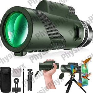 Monocular-Telescope Monoculars High Definition for Adults High Powered with Smartphone Adapter Telescope Bird Watching Travel Camping Hiking
