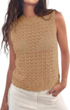 FISOEW Womens Summer Knit Sweater Vest