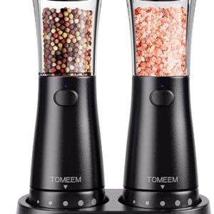Electric Salt & Pepper Grinder Set