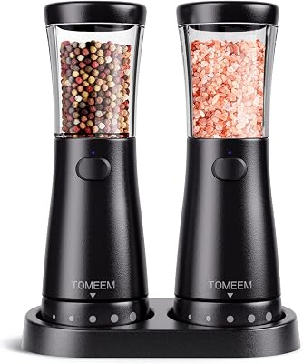 Electric Salt & Pepper Grinder Set
