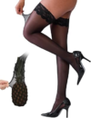 Popilush Thigh High Stockings for Women Silicone Lace Top Stay Up Silk Sheer Pantyhose