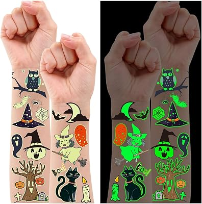 PARTYWIND 250 Styles Glow Halloween Party Supplies