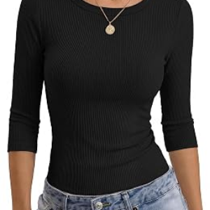 GKBK Womens 3/4 Sleeve Tops
