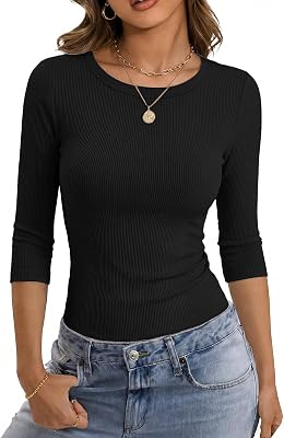 GKBK Womens 3/4 Sleeve Tops