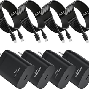 ILOUYU Type C Charger Fast Charging 4 Pack
