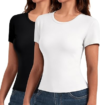 Leafigure Womens T Shirts–2 Pack