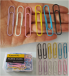 50 PCS Large Paper Clips 2 Inch – Colorful Coated Metal Paperclips, 6 Assorted Colors, Strong Grip for Office School Home, with Clear PP Box
