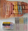 50 PCS Large Paper Clips 2 Inch – Colorful Coated Metal Paperclips, 6 Assorted Colors, Strong Grip for Office School Home, with Clear PP Box
