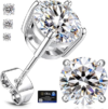 ADOYI Moissanite Diamond Stud Earrings