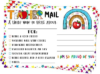 WaaHome Teacher Mail Notes to Parents – Confetti Happy Mail Postcards for Students from Teacher – Rainbow Good Behavior Incentive Cards – Classroom Must Haves – Kindergarten Elemen