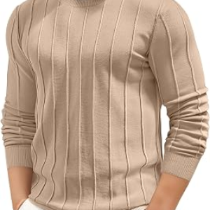 COOFANDY Mens Crew Neck Sweater