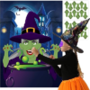MISS FANTASY Halloween Games Pin the Nose on The Witch Game