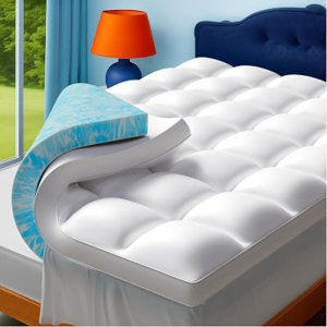 AIRTREE Dual Layer Memory Foam Mattress Topper