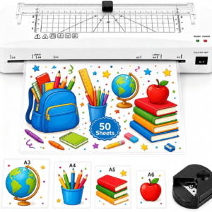 Laminator, A3 Laminator Machine with Built-in Trimmer