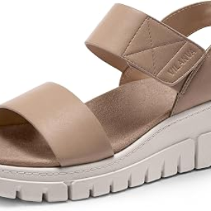 VILANVA Womens Platform Wedge Sandals