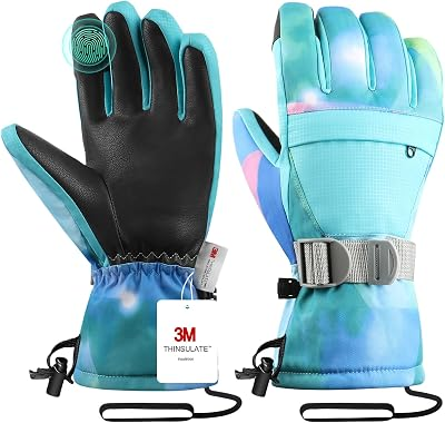 PNOSNESY Waterproof Ski Gloves