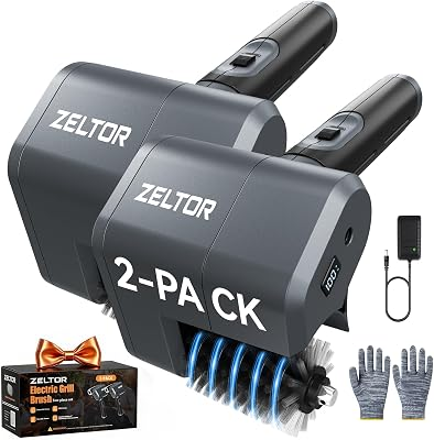 ZELTOR 2 Pack Electric Grill Brush