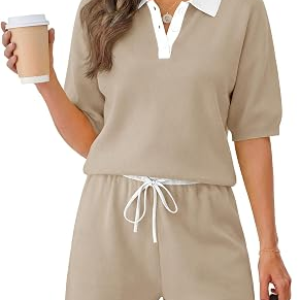 TANKANEO Womens 2 Piece Short Sets