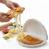 One-Piece Tortilla Sealer and Crimper for 10 to 12 Inch Wraps | Curved cover design, Leak Proof, BPA Free, Mess-Free, Non-stick, Simplify the cooking process and save time, Dishwasher Safe