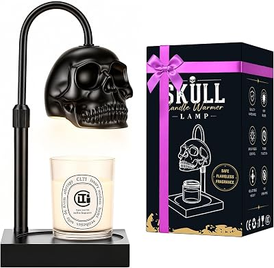 TOACSUCP Skull Candle Warmer Lamp