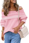MEROKEETY Womens Sweater