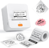 P1 Label Maker Machine 2″ Portable Barcode Sticker Maker Printer, Thermal Label Maker for Small Bussiness, Home Organization, Bakery Shop, Office (with 1 Roll 2″x1.2″(50x30mm) Thermal Label)