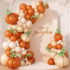 CROSSFINGERS Fall Pumpkins Balloon Arch Kit
