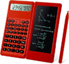 IPepul Scientific Calculators for Students, Red Math Calculator with Notepad,10-Digit Large Screen, Classroom Must Haves for Middle High School Supplies & College (Red)