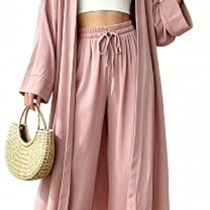Joyfunear Womens Cardigan Pants Set