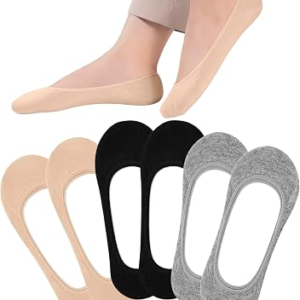 ZOLLYEE 6 Pairs No Show Socks