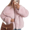 Trendy Queen Womens Faux Fur Coat