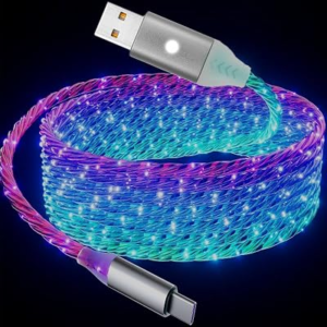 ULIKTO Type C Led lighted up Charging Cable